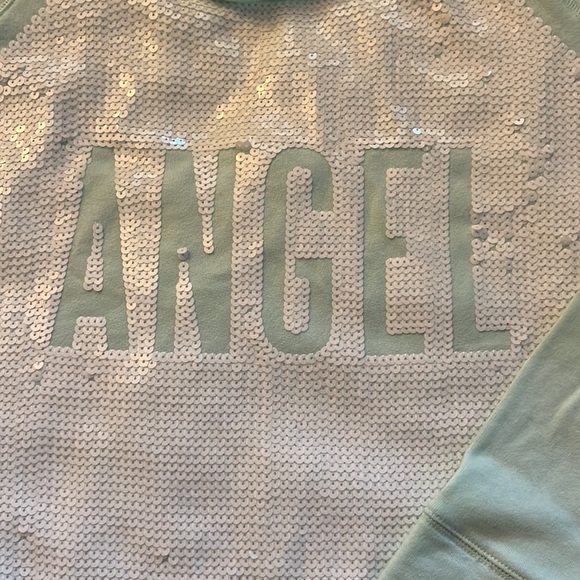 NEW Victoria’s Secret Angel Sequin Off-Shoulder Sweater - Picture 2 of 4